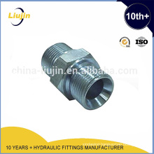 Steel Tube Connector hydraulic mele adapter/nipple